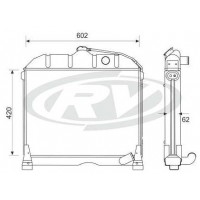 Radiador // Mercedes Benz /  L 608d/ L 708 E //oem 3085007203