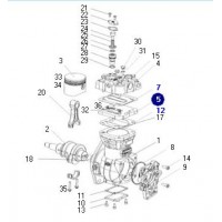 Entretapa Compresor K019553 // (sustituye A Seb01915)